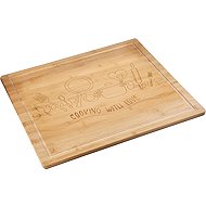 Kesper Bamboo Hob Cover, 56 × 50 cm - Kitchen Backsplash