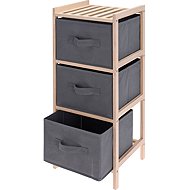 Home Styling Collection Skládací regál s textilními zásuvkami, 65 cm - Shelving Unit
