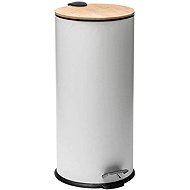 5five Simply Smart Odpadkový koš Natureo, 30 l, kov, bílá - Rubbish Bin