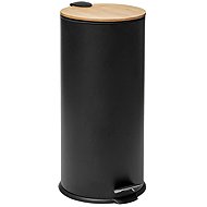 5five Simply Smart Odpadkový koš, černý odpadkový koš, 30 l, kovový - Rubbish Bin