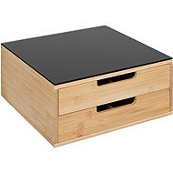 5five Simply Smart Zásobník na kávové kapsle Black Bamboo - Storage Container