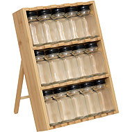 5five Simply Smart Spice Jar Organiser for Drawer or Countertop, 15 Jars - Spice Rack
