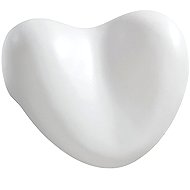 Wenko Relaxing Bath Pillow, White Heart - Bath Pillow