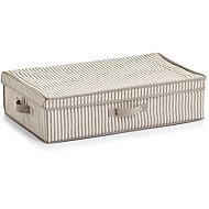 Zeller Textile Storage Box, Folding Container with Lid - 61.5 × 38 × 16.5 cm - Storage Box
