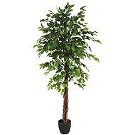 Atmosphera Tall Artificial Ficus with Pot, Height 180cm - Artificial Flower
