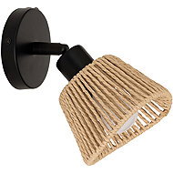 Atmosphera Myha Wall Light, 10cm Diameter - Wall Lamp