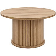 SCAVA Scava grooved coffee table, diameter 70 × 40 cm - Coffee Table