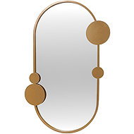 STILOVO Wall mirror SAANA with geometric decorations, 76 × 50 cm - Mirror