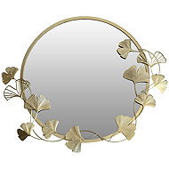 Edaxo Round wall mirror with decorative frame SOL, diameter 50 cm - Mirror