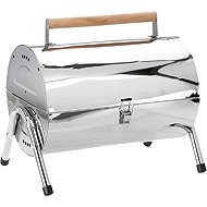 BBQ COLLECTION Folding charcoal grill stainless steel 38 cm × 30 cm - Grill