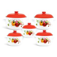 EDENBERG enamel pot set EB-1877, 10 pieces - Kitchenware Set