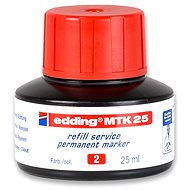 EDDING MTK25 permanent ink, red - Refill Cartridge