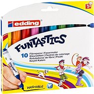 EDDING dětské, 14, sada 10 barev - Fixy