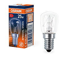 OSRAM SPC.T26/57, E14, 25W, 300 °C, clear - Oven Bulb
