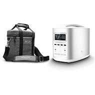 EcoFlow RIVER370 Portable Power Station Silver + Element Proof Protective Case - Nabíjacia stanica