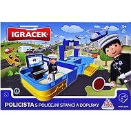Igráček - Egy rendőr a rendőrség és kellékek - Játékszett
