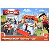  IGRÁČEK - Car mechanic with a workshop and accessories  - Game Set