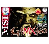 MSI MS-8867 (G4MX460-VTP) NVIDIA GeForce4 MX 460 DDR 64MB/Video-In 2xVGA - 