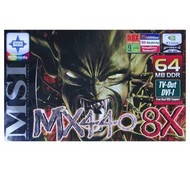 MSI MS-8888 (G4MX440-TD8X) NVIDIA GeForce4 MX 440 64MB DDR AGP8x DVI - 