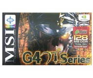 MSI MS-8894 (G4Ti4200-TD8X) NVIDIA GeForce4 Ti 4200 128 MB DDR AGP8x DVI bez her - 