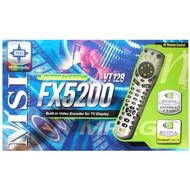 MSI MS-8918 Personal Cinema (FX5200-TRD128) NVIDIA GeForce FX-5200 128 MB DDR AGP8x VIVO TV tuner - 