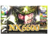 MSI MS-8981 (NX6600-TD128E) NVIDIA GeForce nx6600 128 MB DDR PCIe x16 DVI - Graphics Card