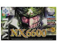 MSI MS-8981 (NX6600-VTD256EH) NVIDIA GeForce nx6600 256 MB DDR PCIe x16 VIVO DVI - pasivní chladič! - Graphics Card