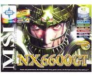 MSI MS-V045 (NX6600GT-TD256EZ) NVIDIA GeForce nx6600GT 256 MB DDR3 PCIe x16 SLi DVI - pasivní chladi - Graphics Card