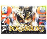 MSI MS-8954 (NX6800XT-TD256E) NVIDIA GeForce nx6800XT 256 MB DDR3 PCIe x16 SLi DVI - Graphics Card