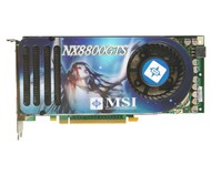 MSI NX8800GTS-T2D320E-HD - NVIDIA GeForce nx8800GTS 320 MB DDR3 PCIe x16 SLi 2xDVI - Graphics Card