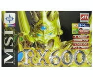 MSI MS-8961 (RX600XT-TD128E) ATI Radeon X600XT 128 MB DDR PCIe x16 DVI - Graphics Card