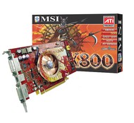 MSI MS-8995-020 (RX800XL-VT2D512E), ATI Radeon X800XL 512 MB DDR3 PCIe x16 VIVO DVI - Graphics Card