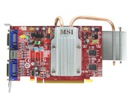 MSI RX2600PRO-T2D512Z/D2, 512MB DDR2 (800MHz), ATI Radeon HD 2600PRO (600MHz), AGP 8x, 2xDVI, Pasiv. - Graphics Card