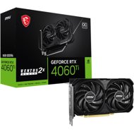 MSI GeForce RTX 4060 Ti 8G VENTUS 2X BLACK E1 OC - Graphics Card