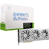 MSI GeForce RTX 4070 Ti GAMING X SLIM WHITE 12G - Videókártya