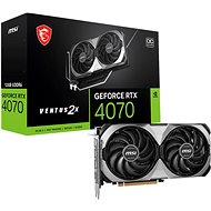 MSI GeForce RTX 4070 VENTUS 2X E1 12G OC GDDR6 - Graphics Card