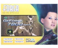 FORSA NVIDIA GeForce 7800GT, 256MB DDR3, PCIe x16 SLi VIVO DVI - Graphics Card