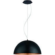 Eglo GAETANO 1 E27 1 × 60 W, černá/měděná - Chandelier
