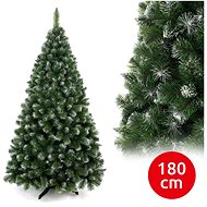 ELMA Christmas tree - pine, dark green with white ends, 180 × 100 cm - Christmas Tree