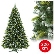 ELMA Christmas tree - pine with white ends, 220 × 130 cm - Christmas Tree