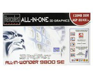 Hercules 3D Prophet All-In-Wonder ATI Radeon 9800SE, AGP8x, 128 MB DDR, VGA/DVI/VIVO, TV Tuner, reta - 