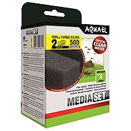 Aquael Accessory Filter Sponge for Turbo 500 Filter, 2 pcs - Aquarium Filter Cartridge