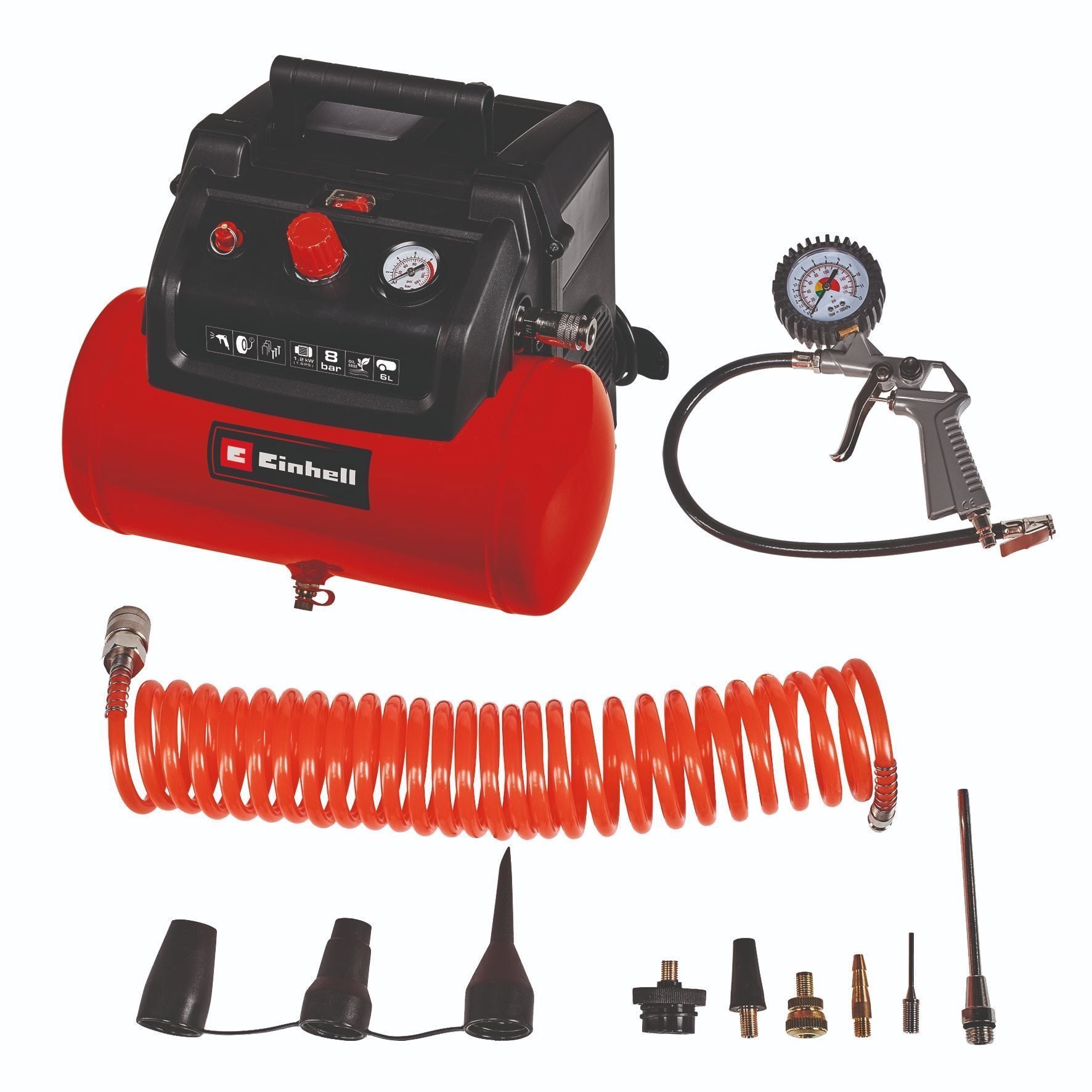 Einhell Compressor TC-AC 190/6/8 OF Set - Compressor
