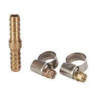 Einhell Double Hose Connector with 9mm diameter and 2 clamps - Coupler