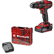 EINHELL AKU drill with impact driver TE-CD 18/40 Li-i + 64 pcs set of accessories (1 × 2.0 Ah), 4514 - Cordless Drill