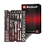 EINHELL E-Case Case Insert - Socket Wrench and Wrench Set 60 pcs, 49370520 - Socket Wrench Set