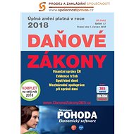 Daňové zákony 2018 ČR XXL ProFi (díl druhý) - editorů kolektiv