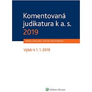 Komentovaná judikatura k a. s. 2019 - David Reiterman
