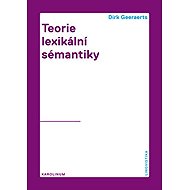 Theory of lexical semantics - Dirk Geeaerst