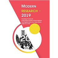 Modern research – 2019 - Yevgeniy Sugak